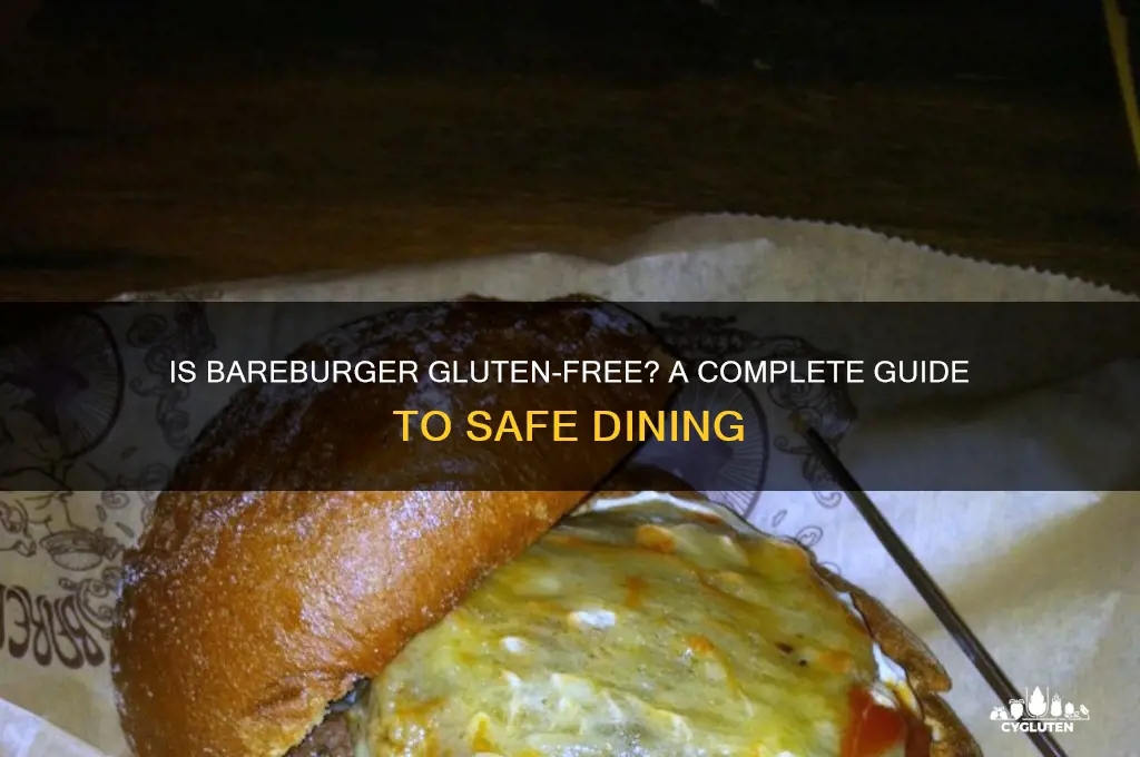 is bareburger gluten free