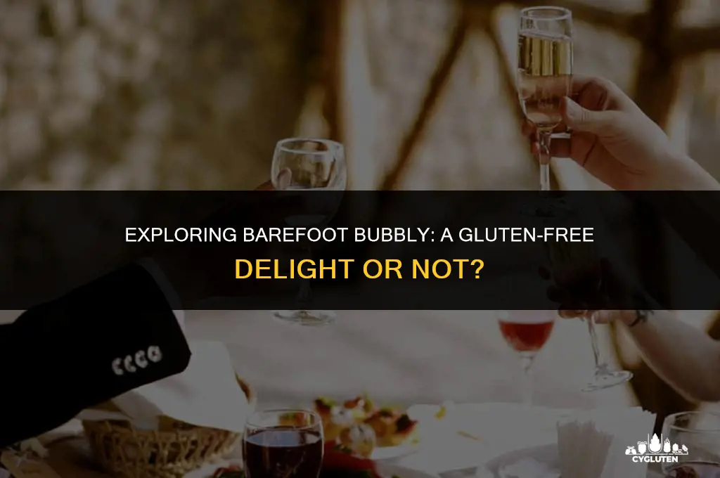 is barefoot bubbly gluten free