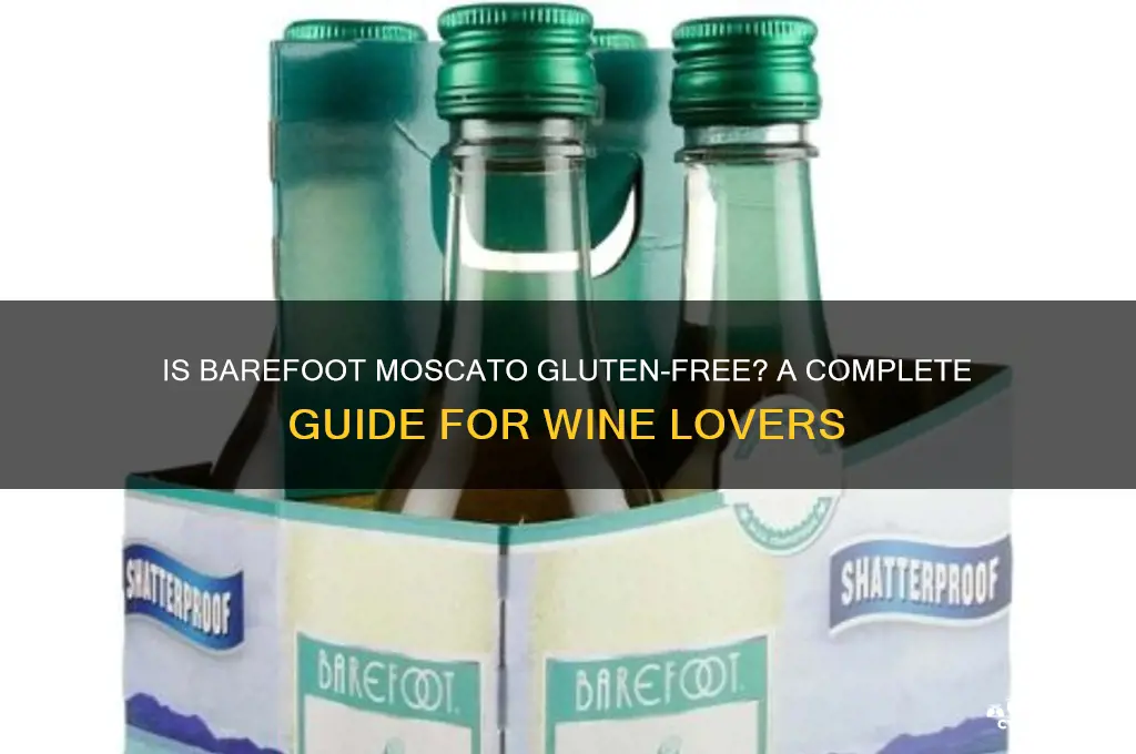 is barefoot moscato gluten free