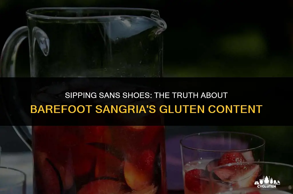 is barefoot sangria gluten free