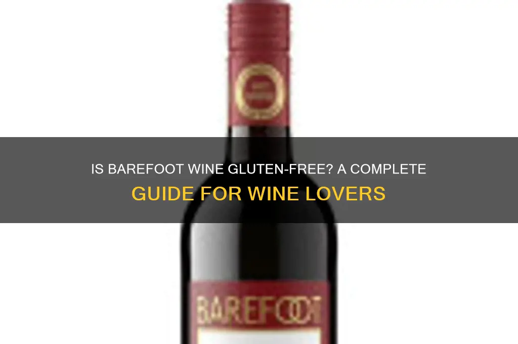 is barefoot wine gluten free