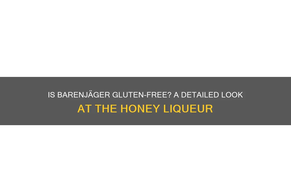 is barenjager gluten free