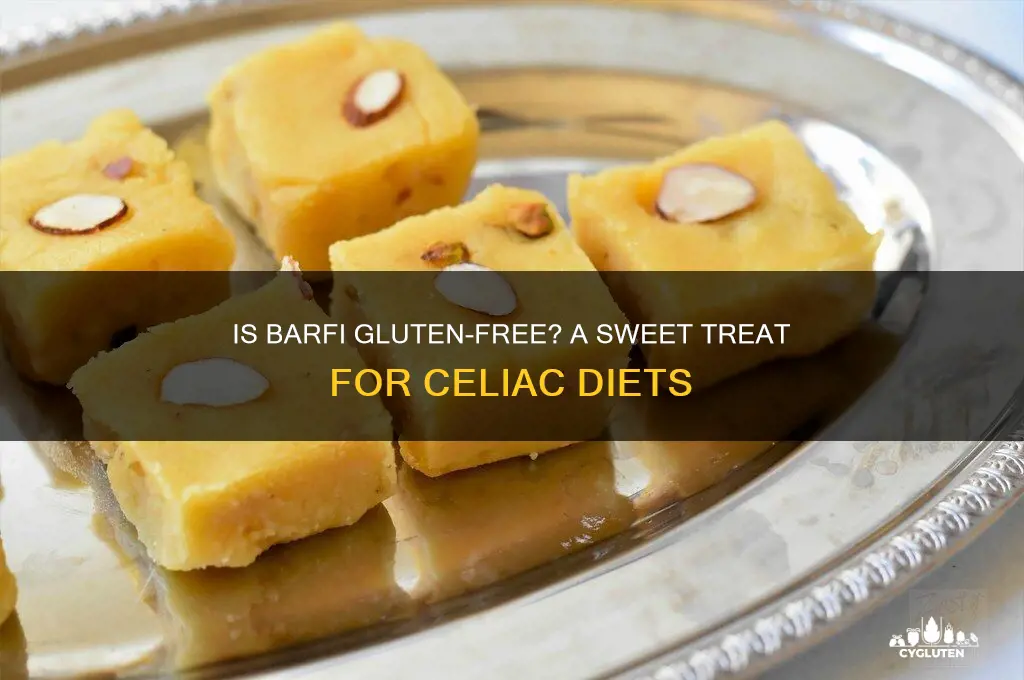 is barfi gluten free