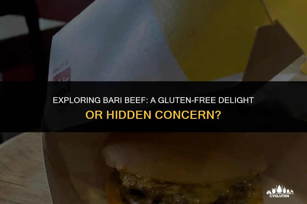 is bari beef gluten free