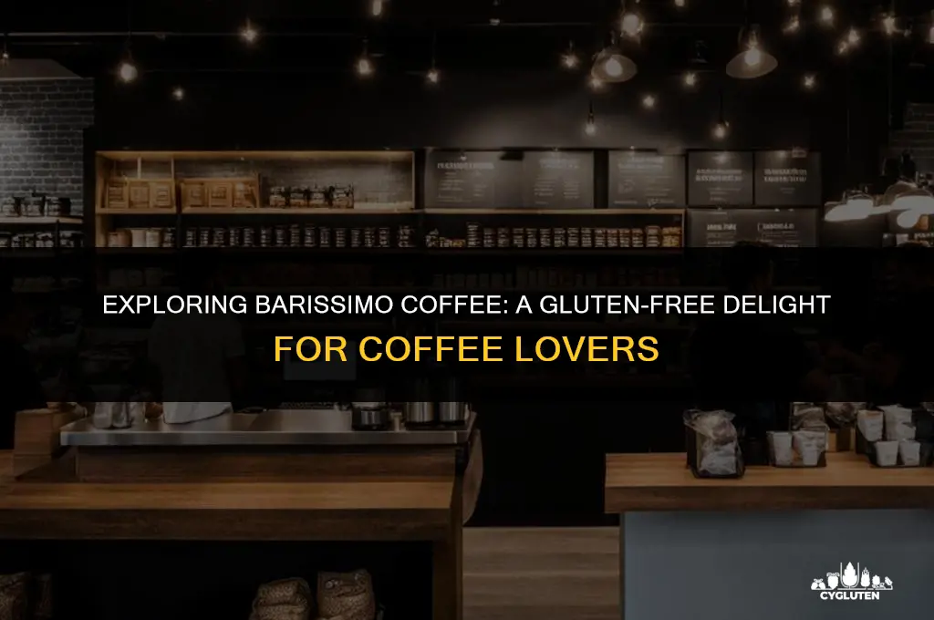 is barissimo coffee gluten free