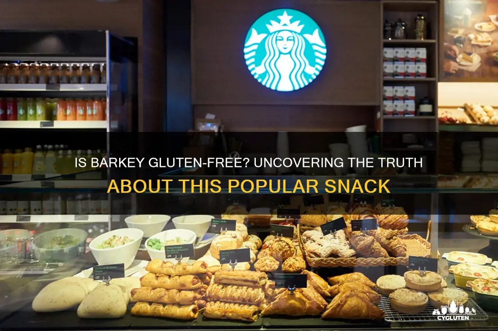 is barkey gluten free