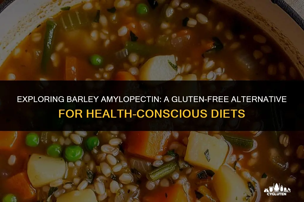 is barley amylase gluten free