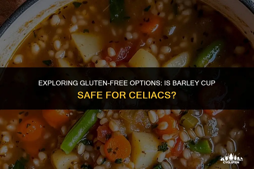 is barley cup gluten free