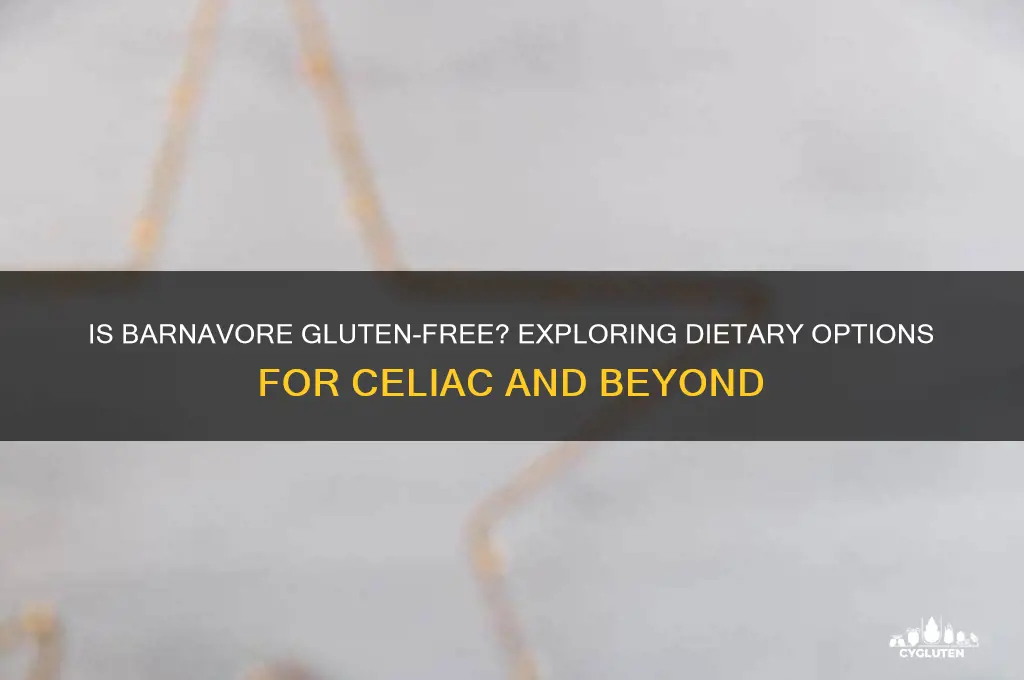 is barnavore gluten free