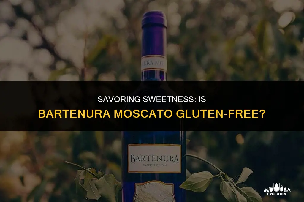 is bartenura moscato gluten free