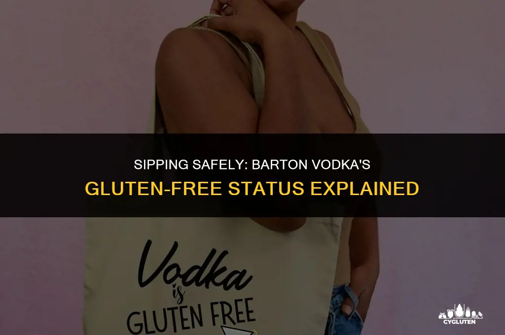 is barton vodka gluten free