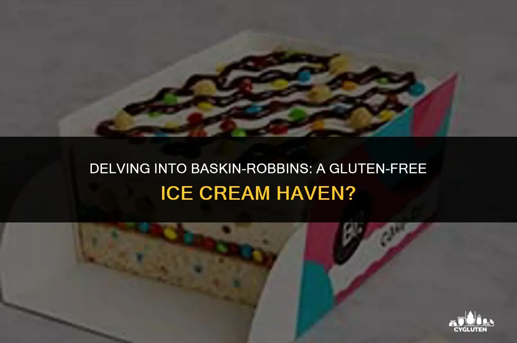 is baskin robins gluten free