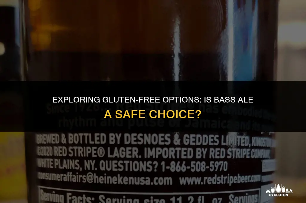 is bass ale gluten free