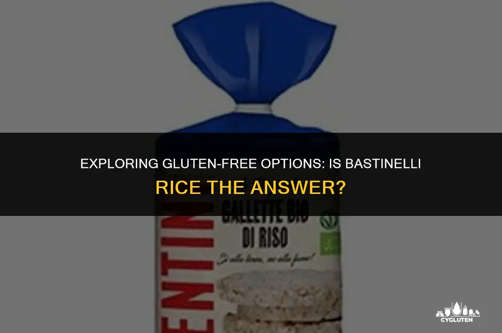 is bastinell rice gluten free