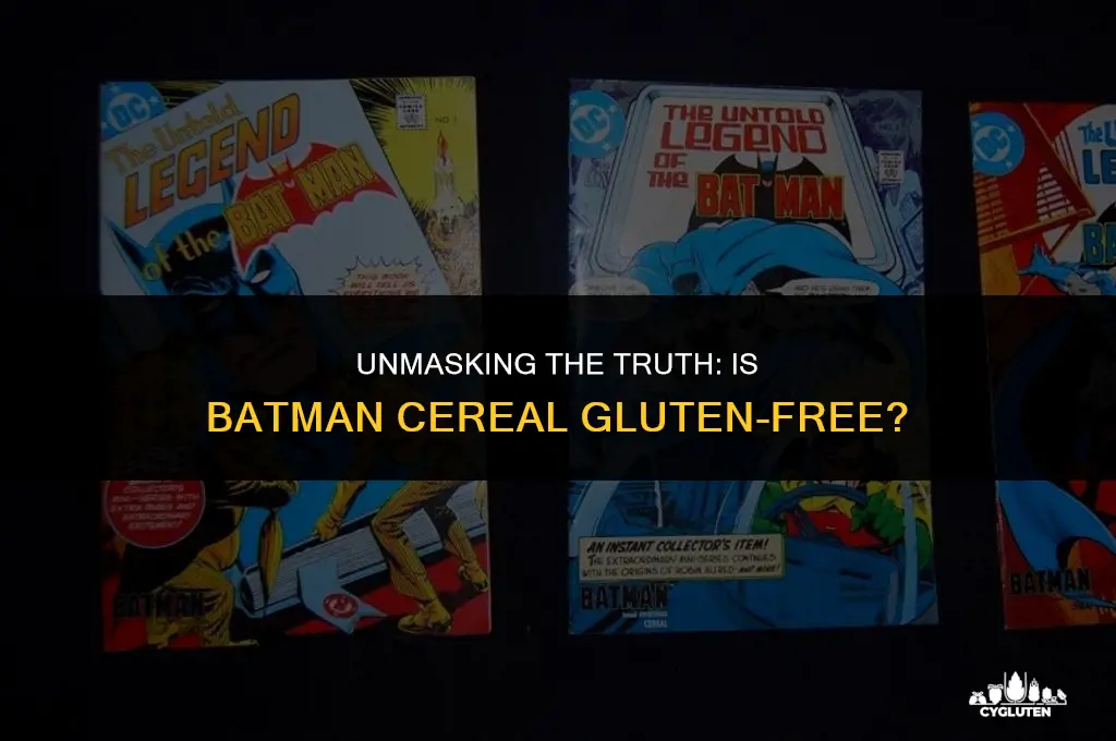 is batman cereal gluten free
