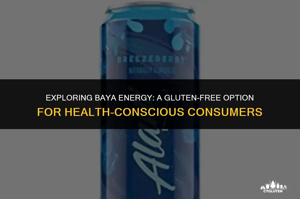 is baya energy gluten free