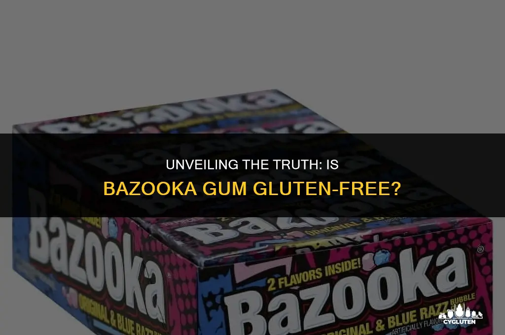 is bazooka gum gluten free
