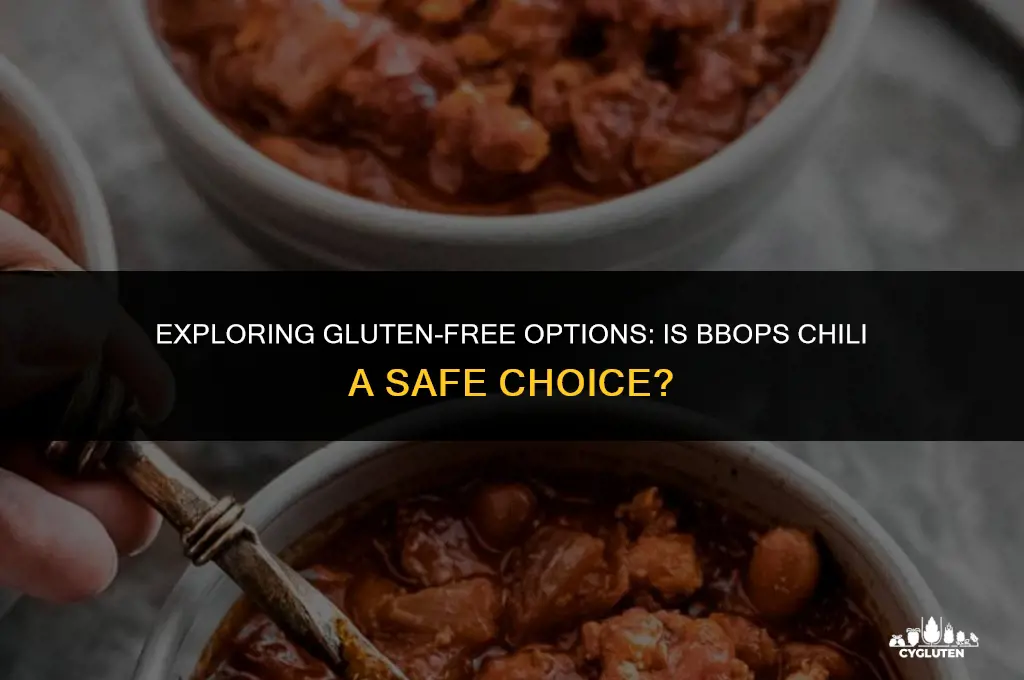 is bbops chili gluten free