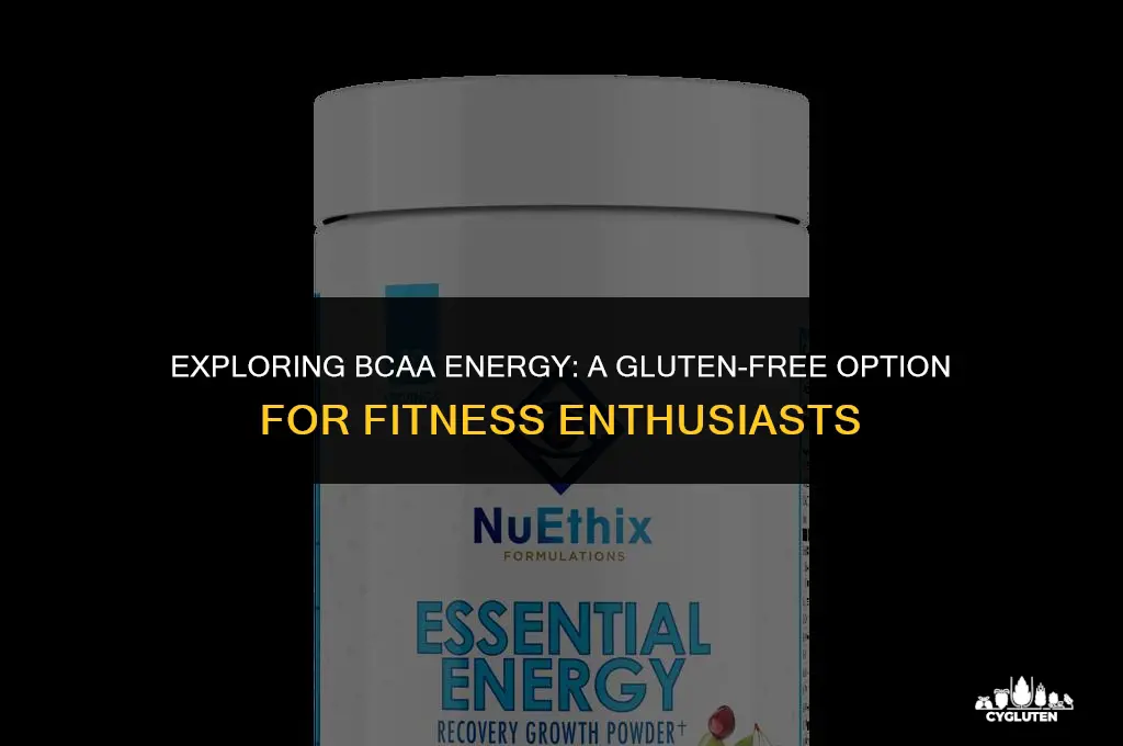 is bcaa energy gluten free