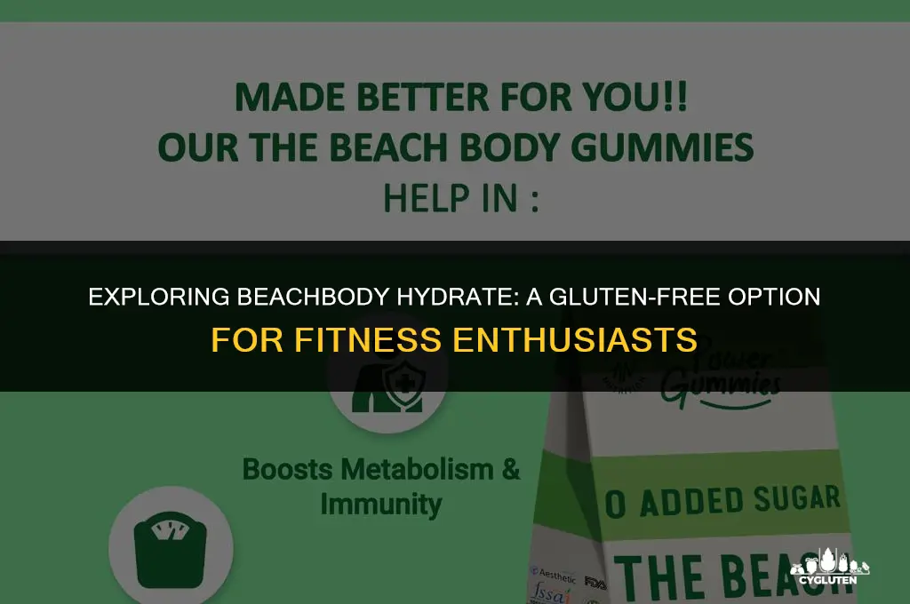 is beachbody hydrate gluten free