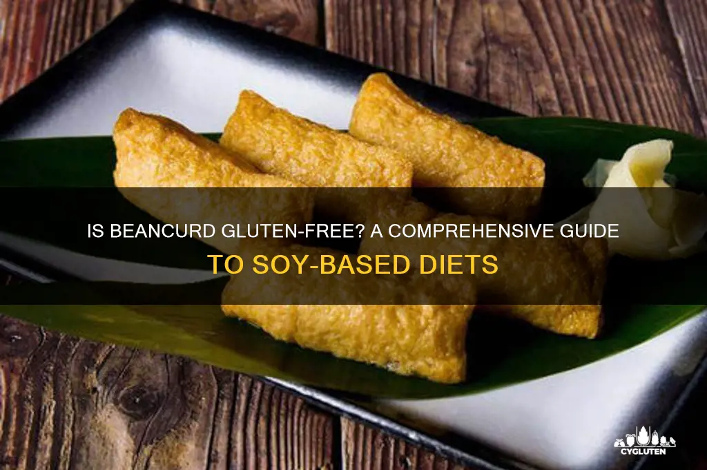 is beancurd gluten free