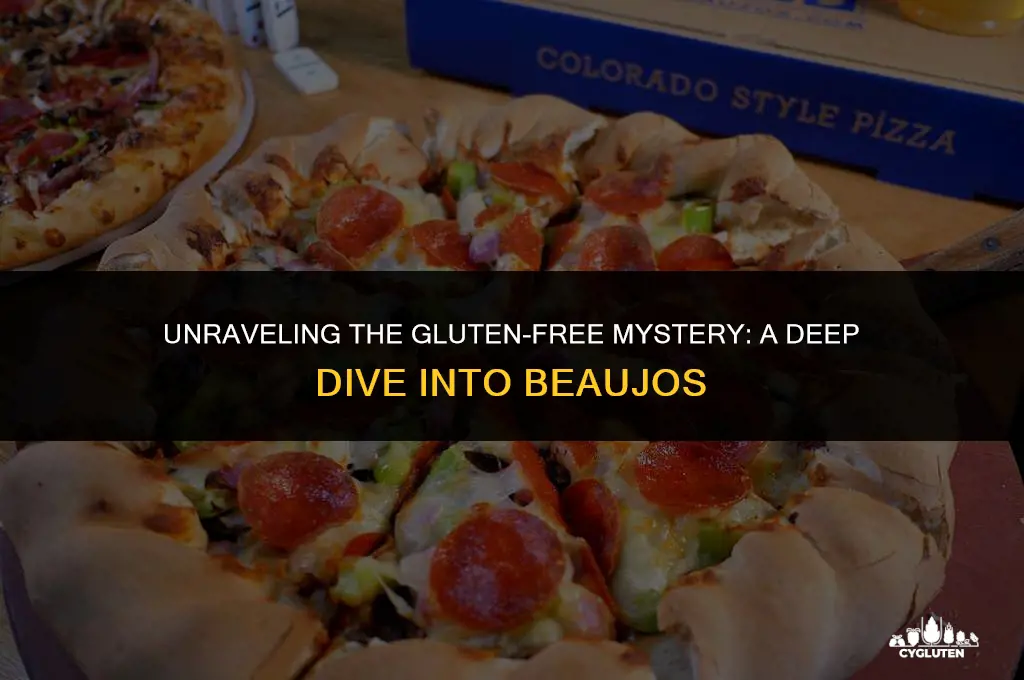 is beaujos actually gluten free