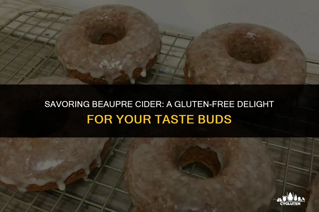 is beaupre cider gluten free