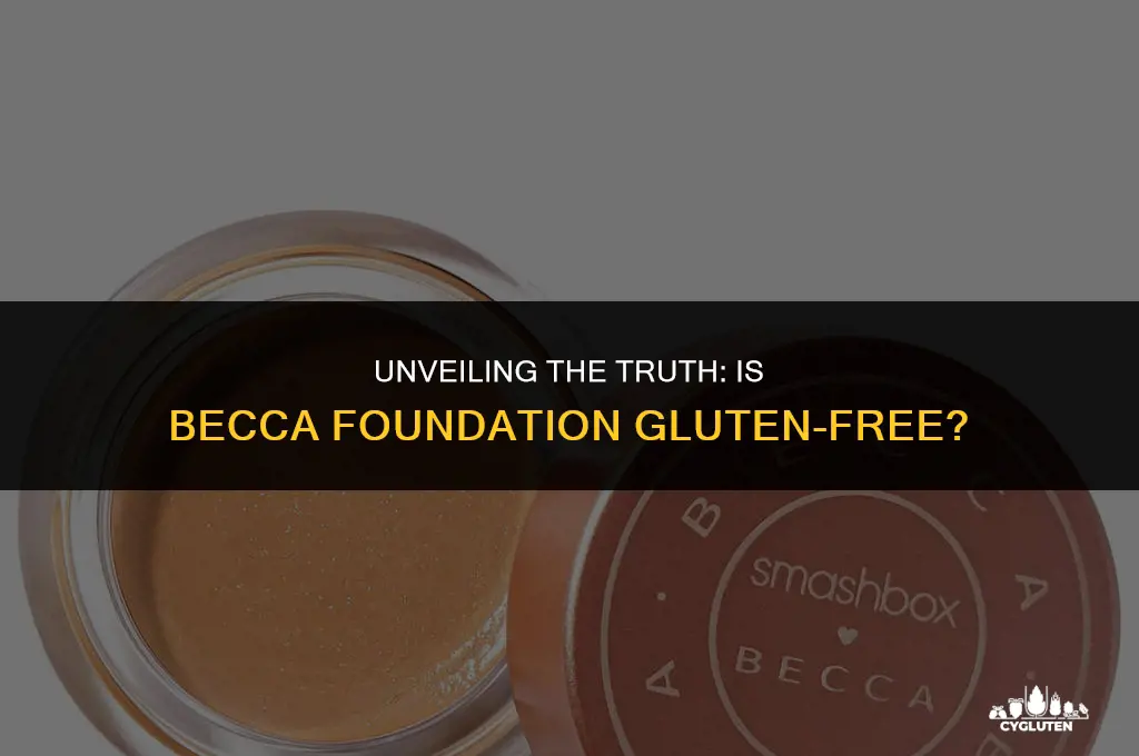 is becca foundation gluten free