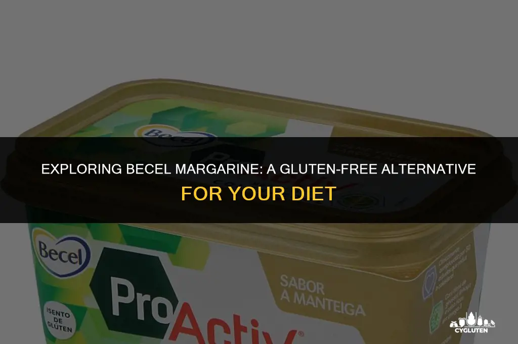 is becel margarine gluten free