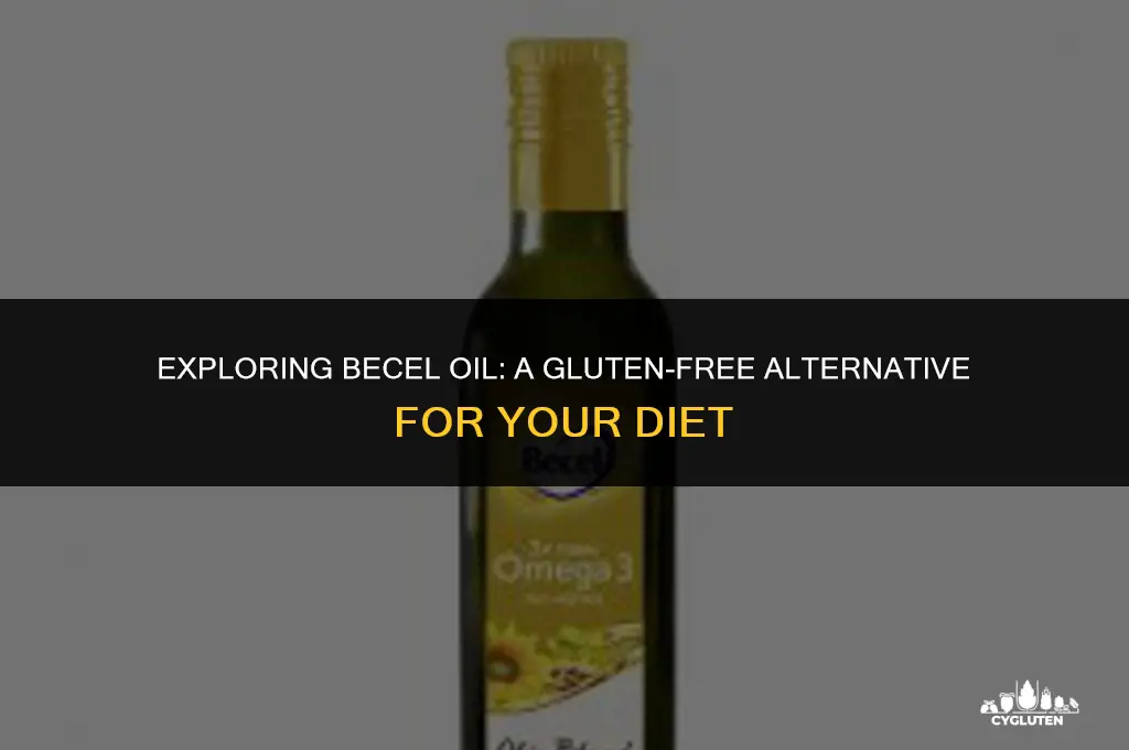 is becel oil gluten free