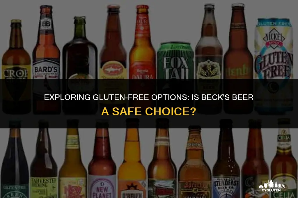 is becks beer gluten free