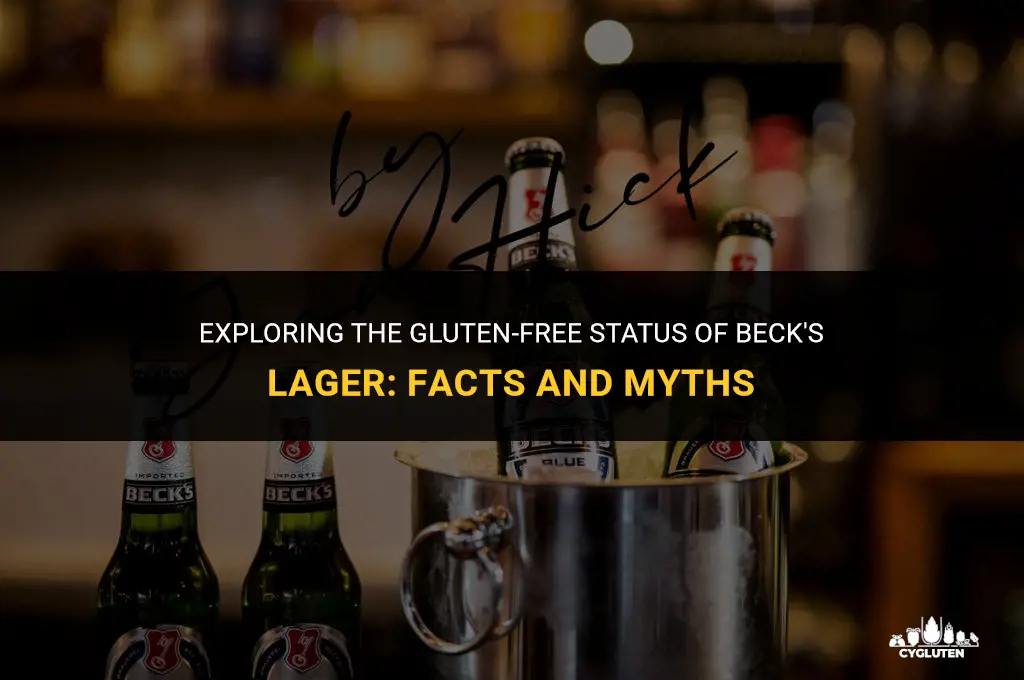 is becks lager gluten free