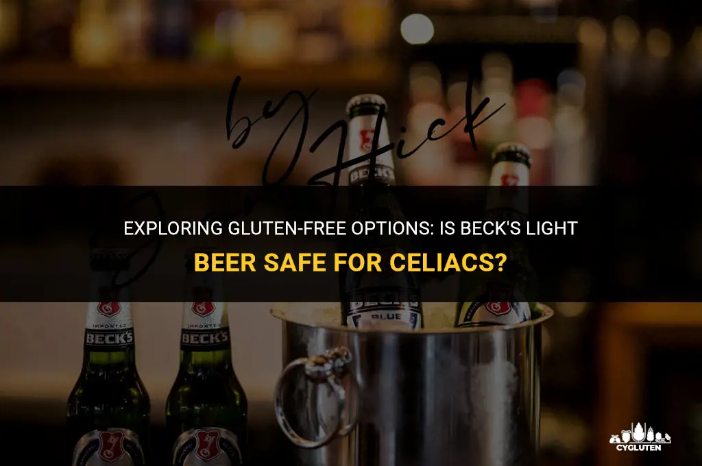 is becks light gluten free