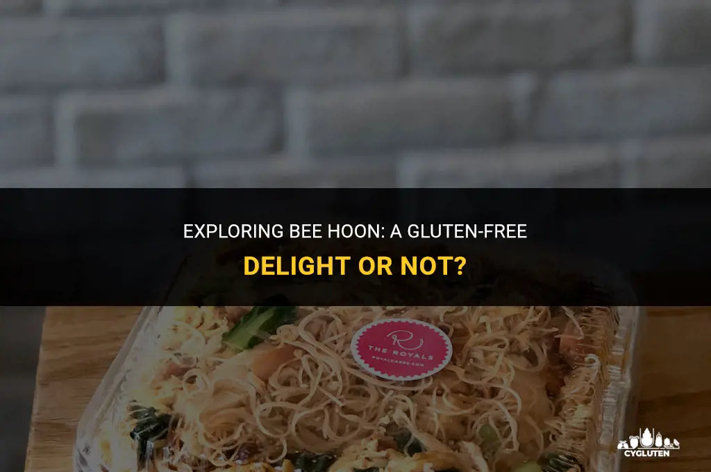 is bee hoon gluten free