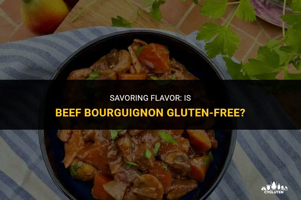 is beef bourgignon gluten free
