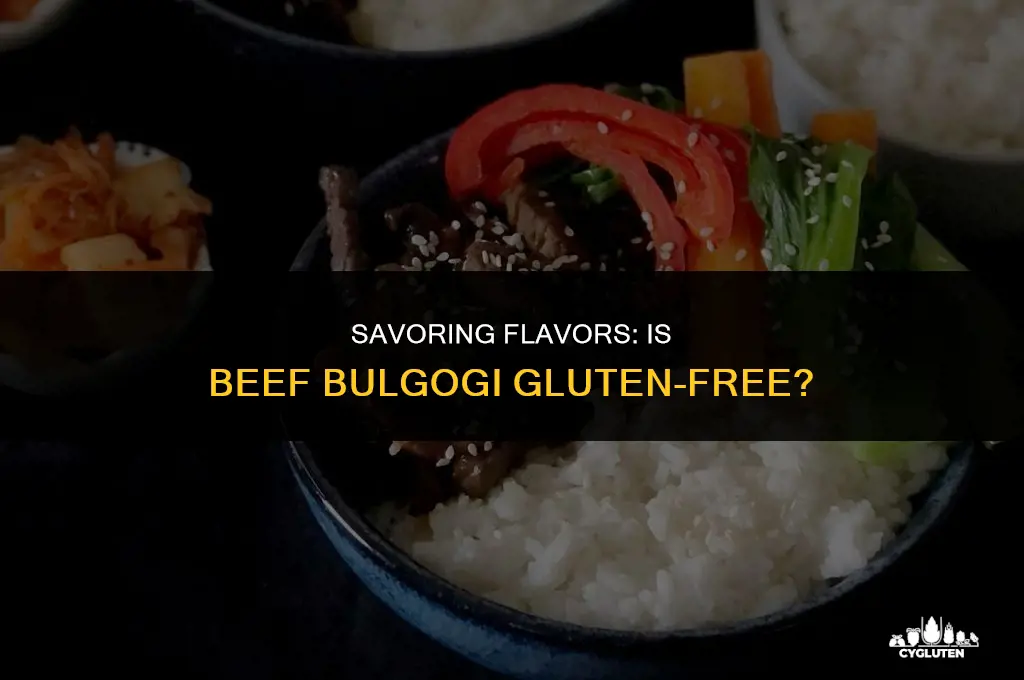 is beef bulgogi gluten free