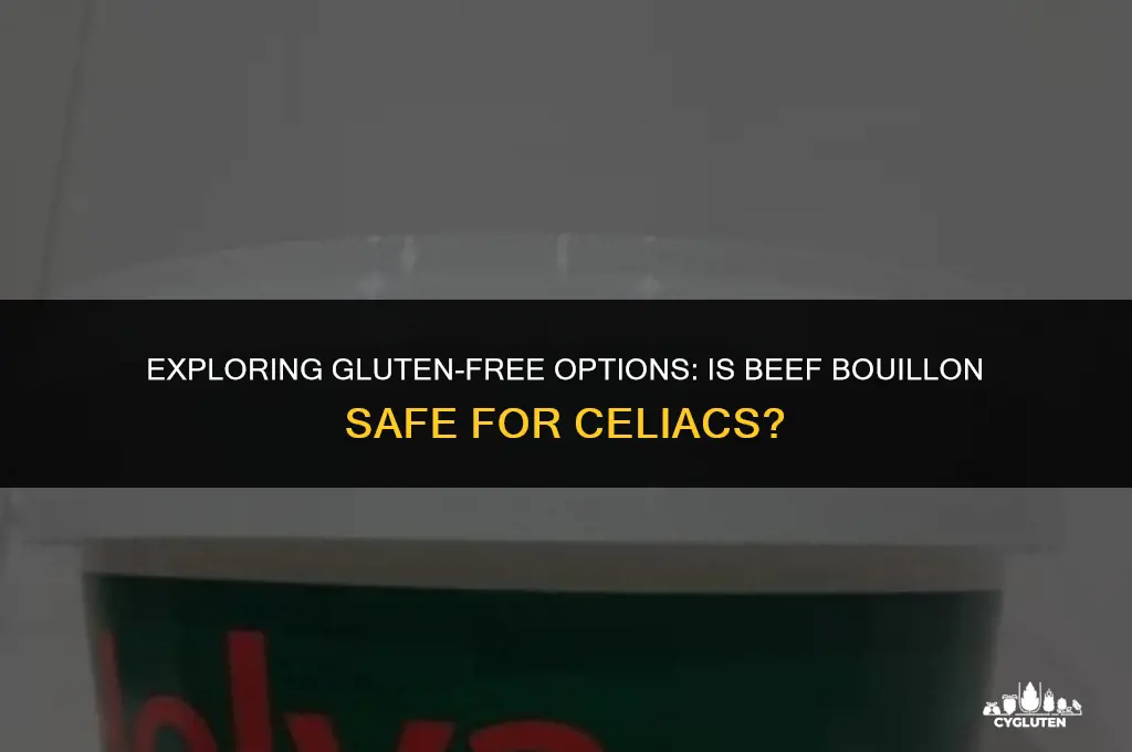 is beef bullion gluten free