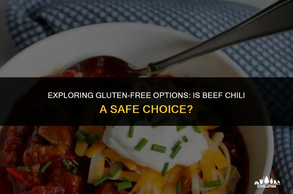 is beef chili gluten free
