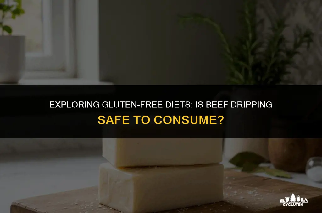 is beef dripping gluten free