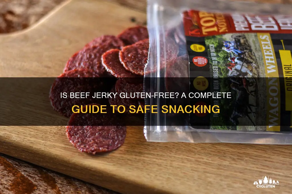 is beef jerky gluten free