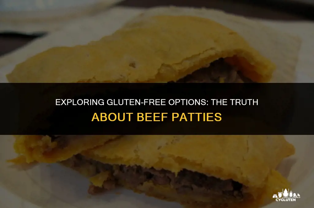 is beef patty gluten free