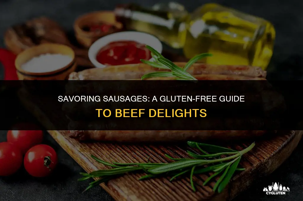 is beef sausage gluten free