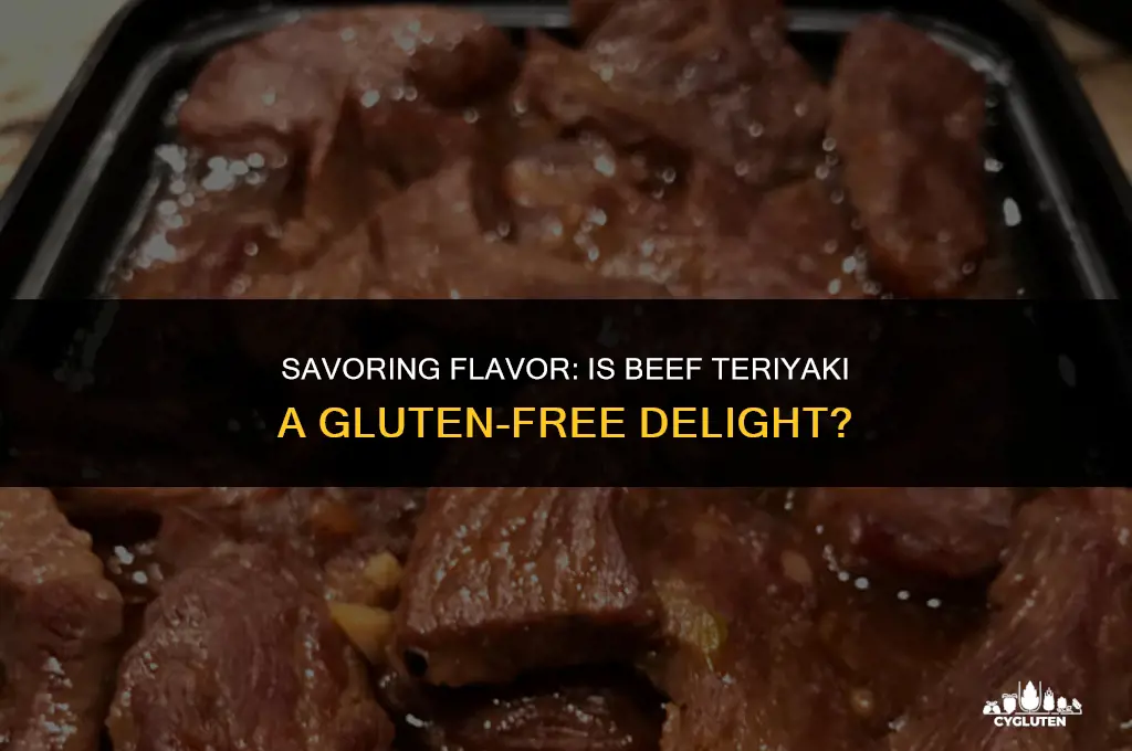 is beef teriyaki gluten free