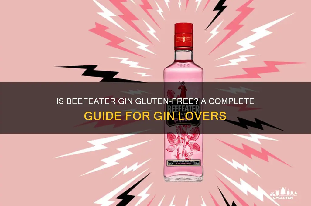 is beefeater gin gluten free
