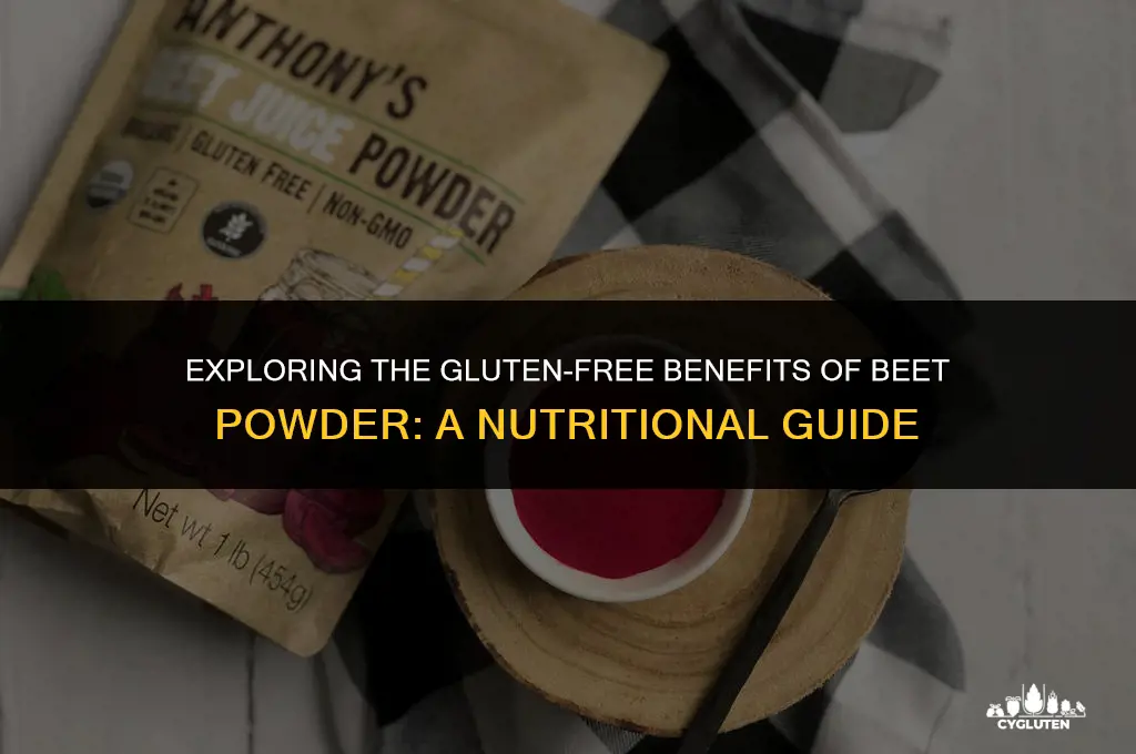is beet powder gluten free
