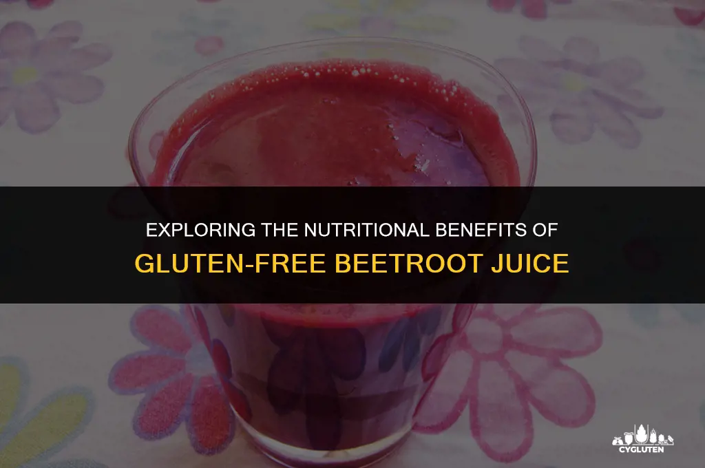 is beetroot juice gluten free