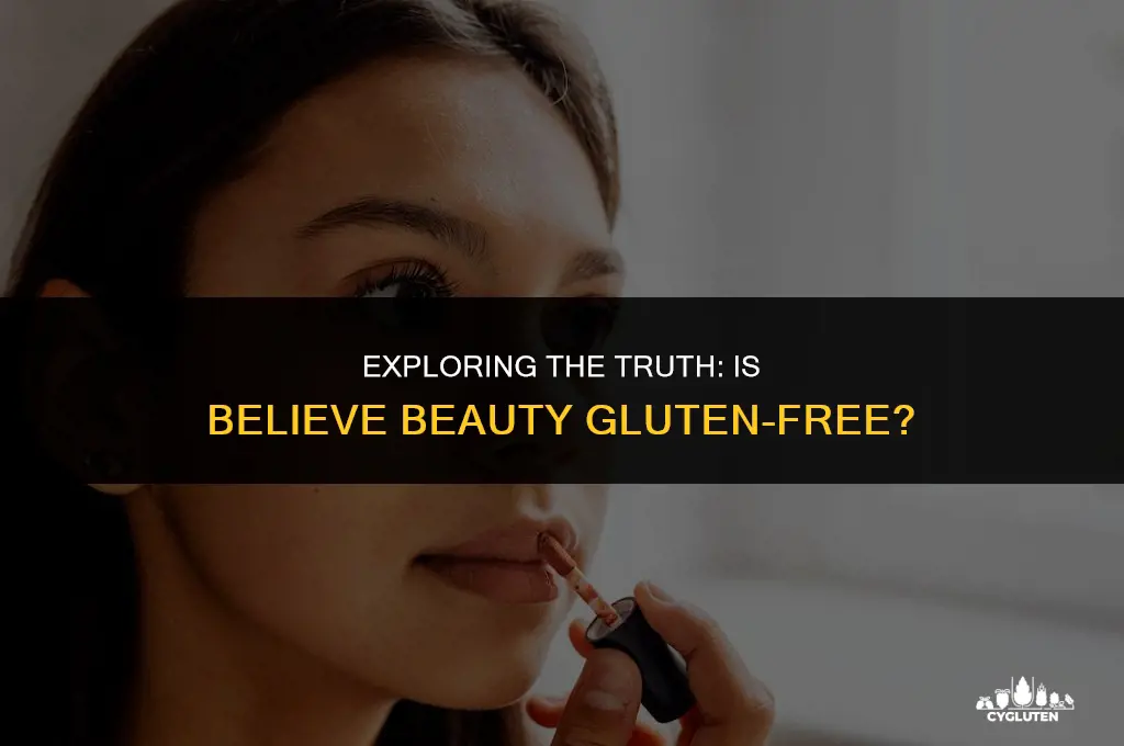 is believe beauty gluten free