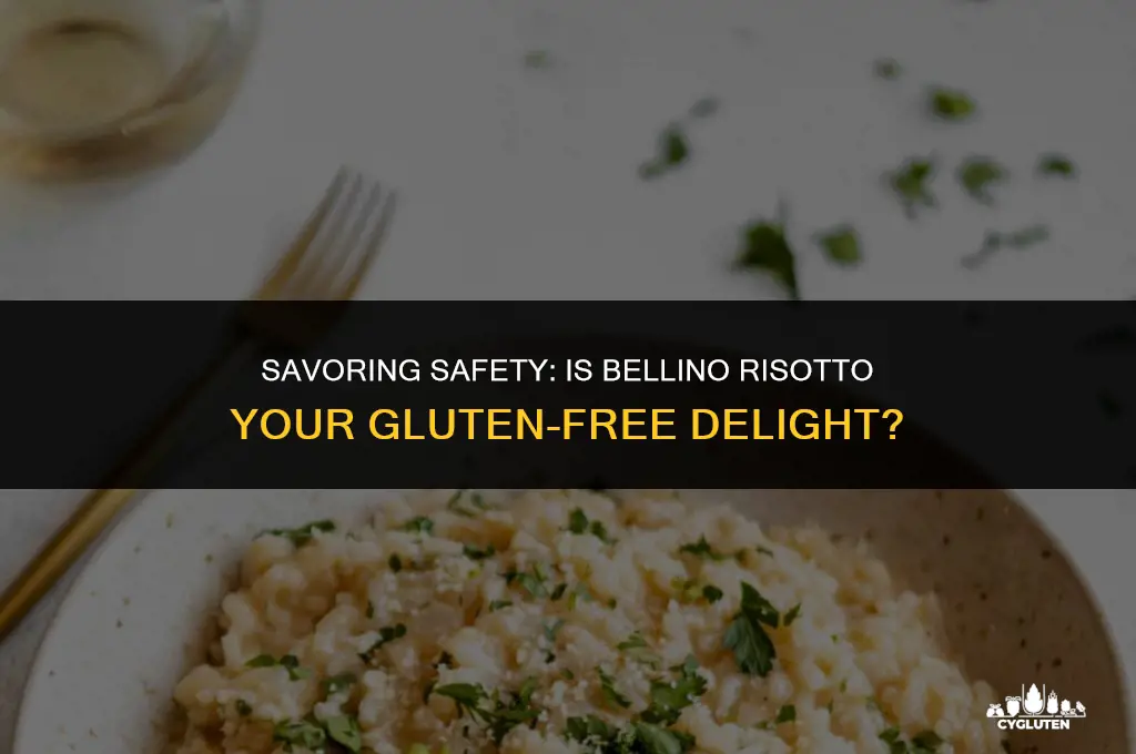 is bellino risotto gluten free