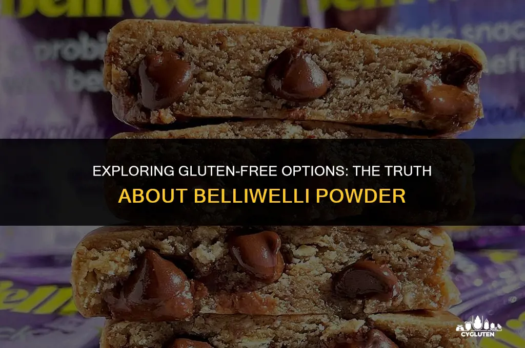 is belliwelli powder gluten free