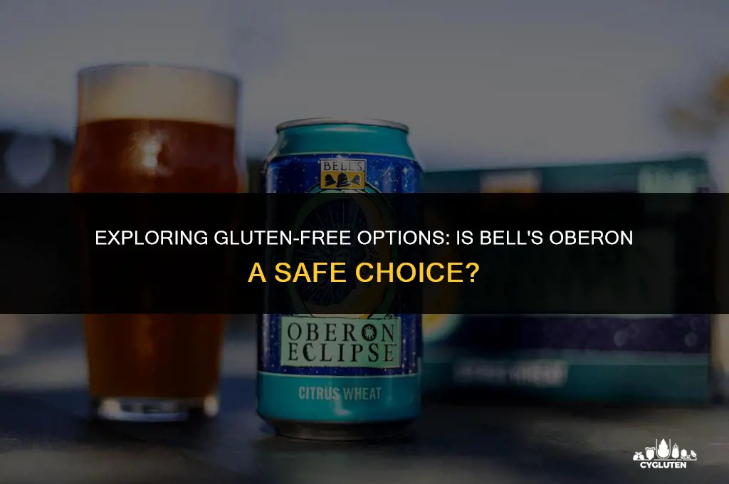 is bells oberon gluten free